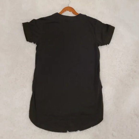 Casual black shirt dress/  chandail robe noir 🖤 - Picture 5 of 5